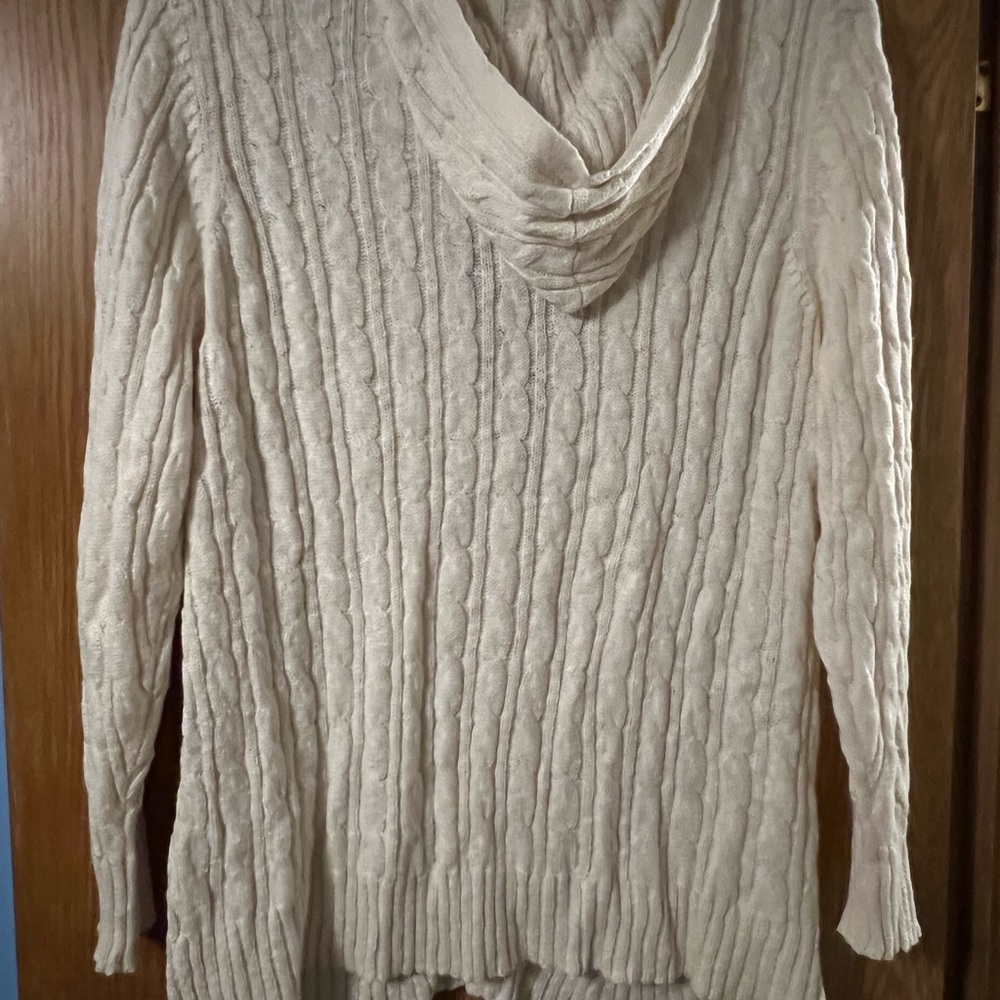 Cable Knit Button-Up Sweater - Picture 4 of 4